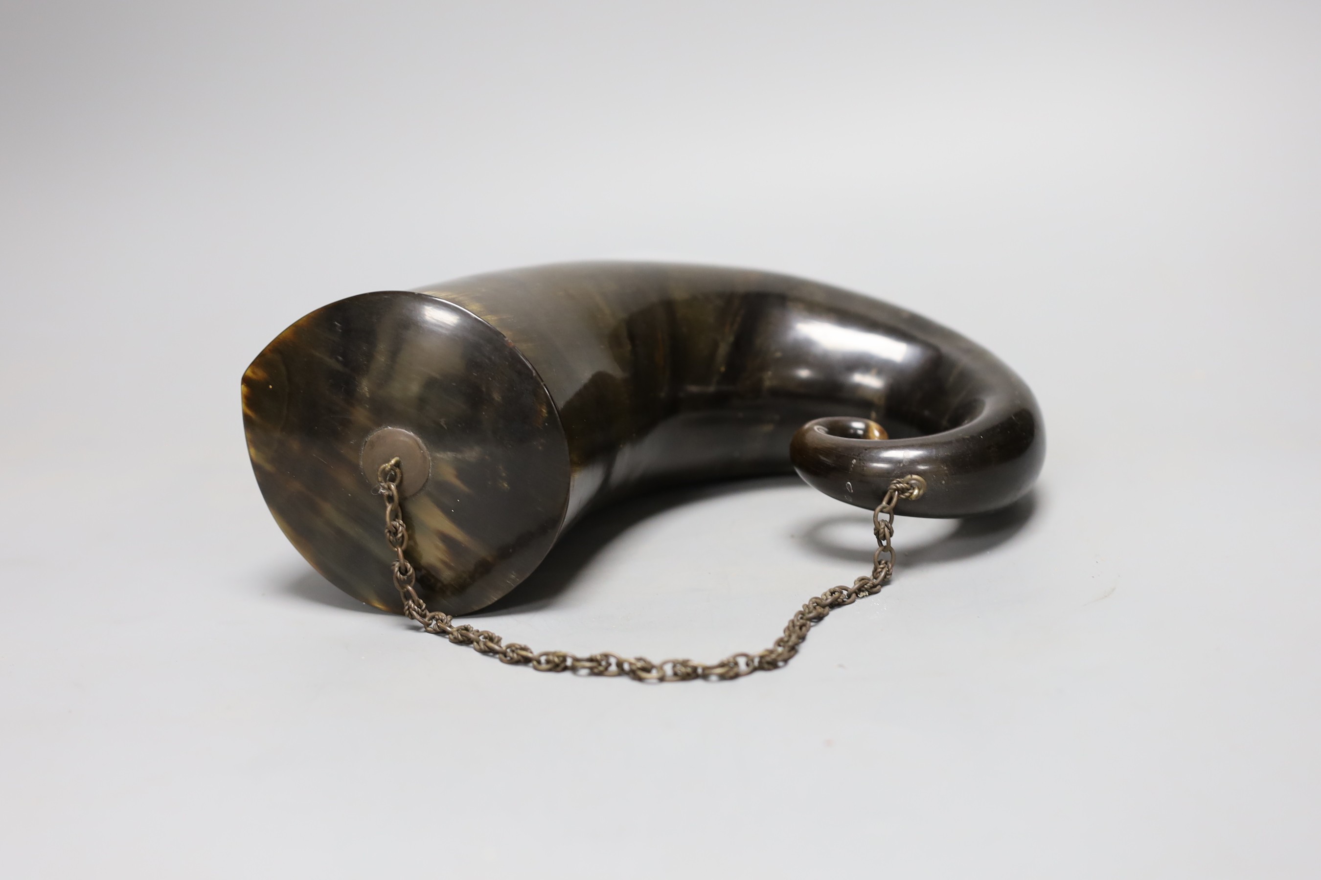 A large ram’s horn mull, 23cms wide